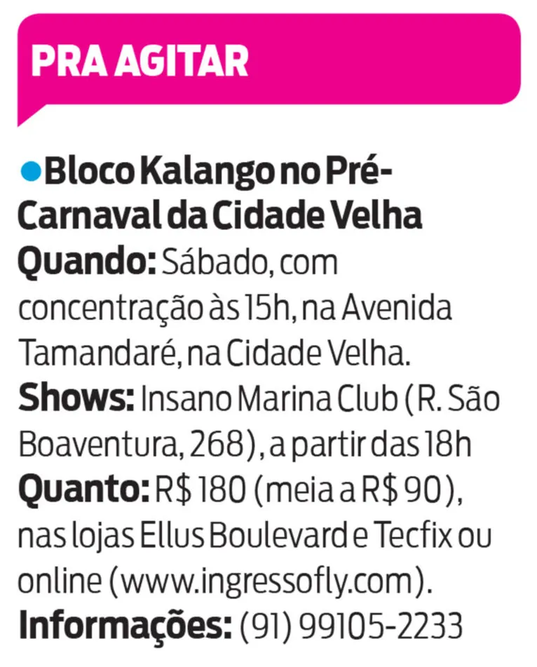 Kalango está na área com o rei das micaretas, Ricardo Chaves