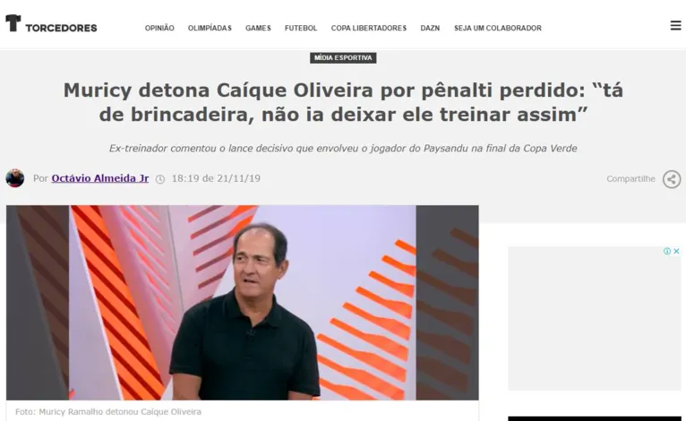 Cobrança bizarra de Caique é destaque em site espanhol "Marca"