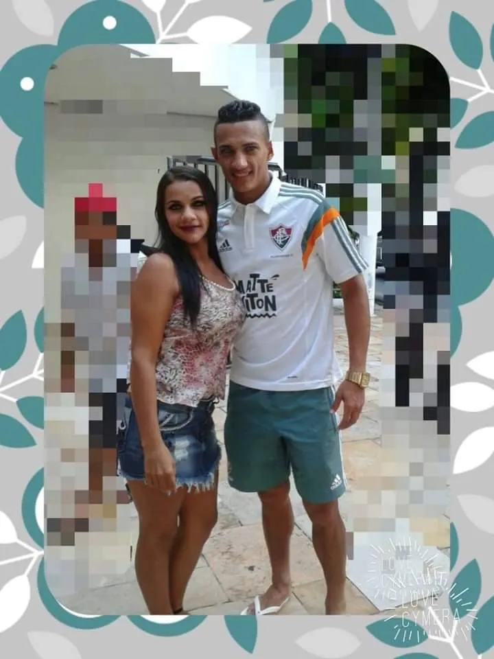Lucas e a irmã Syane 