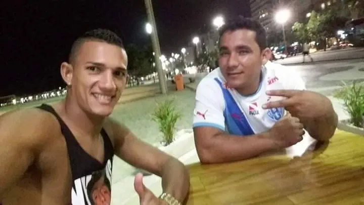 Lucas e o primo Jurunas.