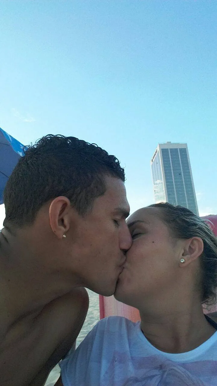 Lucas e Aquinoan no Rio de Janeiro.