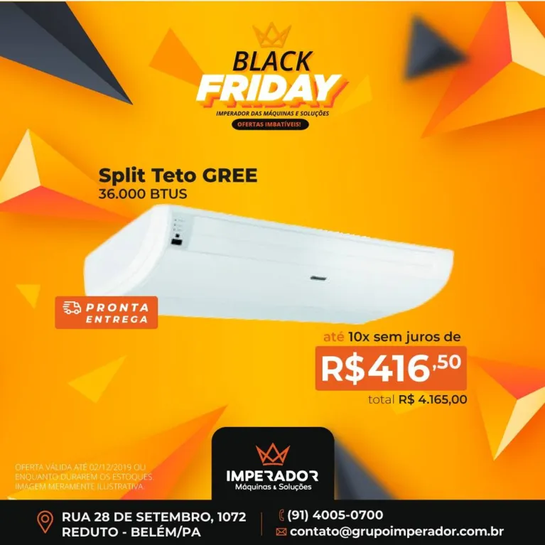 Imperador das Máquinas: confira as ofertas de Splits durante a Black Friday 