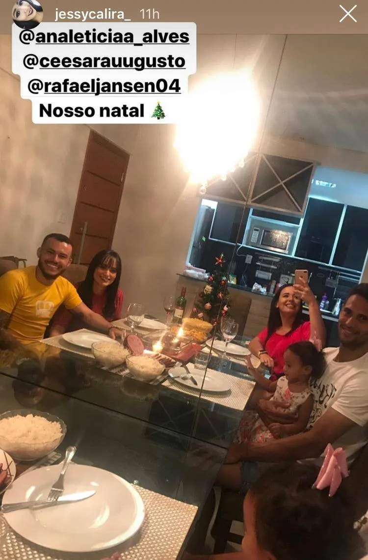 Jogadores do Remo se reúnem na noite do Natal