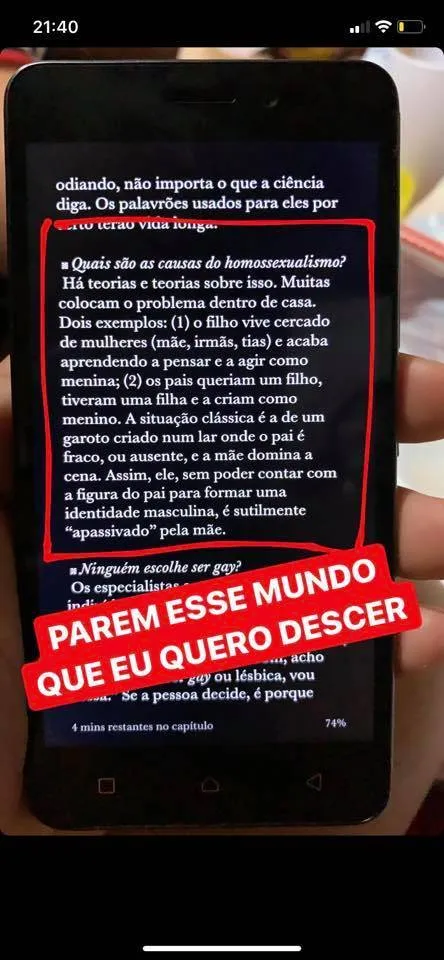 "Como evitar o homossexualismo?", pergunta professor em prova de escola de Belém