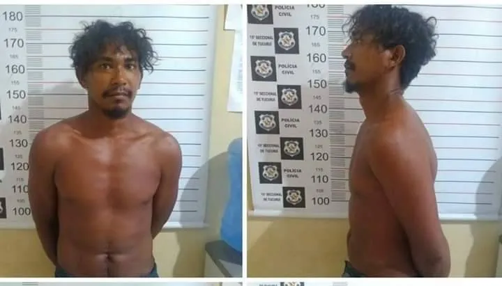 Através de uma denuncia anonima, o criminoso foi identificado e preso.