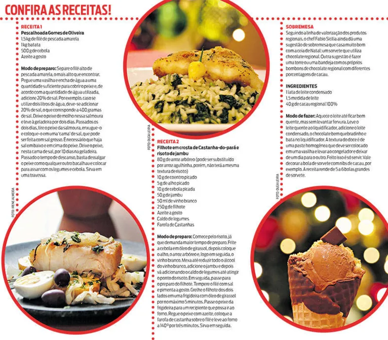 Impressione a todos na ceia de Natal com dicas de chefs de Belém
