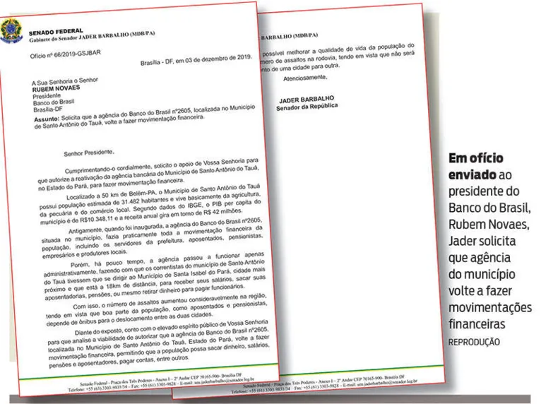 Seis municípios são atendidos com emendas indicadas por Jader