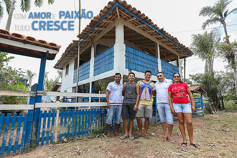 Prudêncio e sua família: "devemos tudo ao queijo do Marajó"