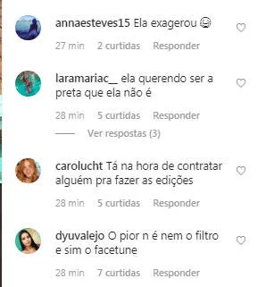 Internautas detonam filtros de irmã de Neymar no Instagram