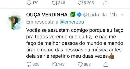 Treta no funk! Ludmilla pega pesado e alfineta Anitta nas redes sociais