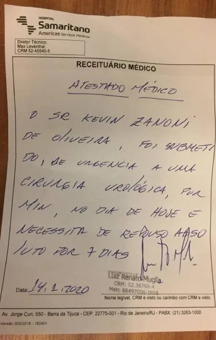 Funkeiro passa por cirurgia para retirada de pedra nos rins