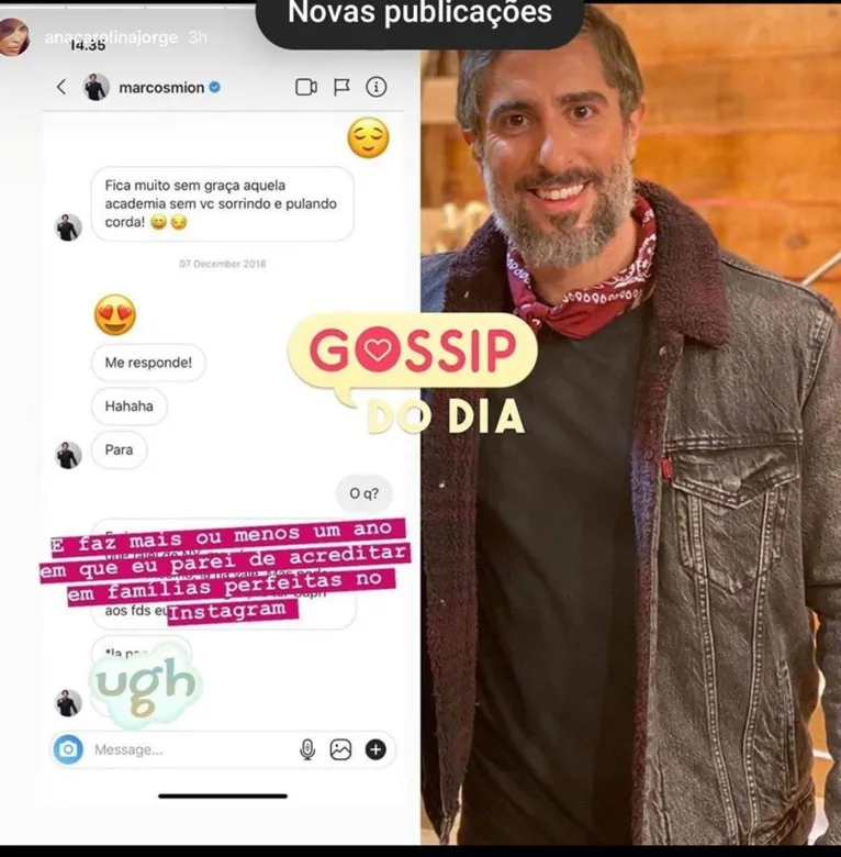 Marcos
Mion se diz perplexo após ser acusado de dar em cima de modelo em academia