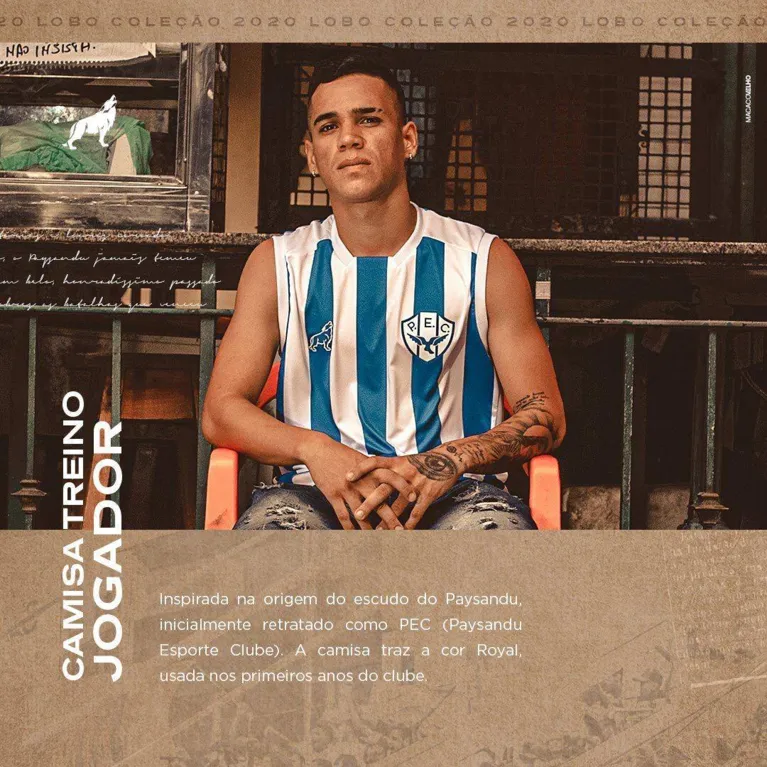 Paysandu apresenta novas
camisas. Veja!