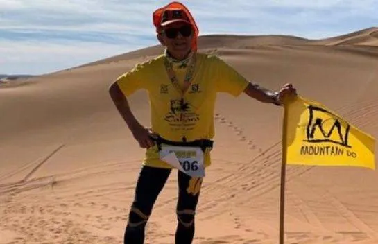 Brasileiro de 84 anos corre no Deserto do Saara