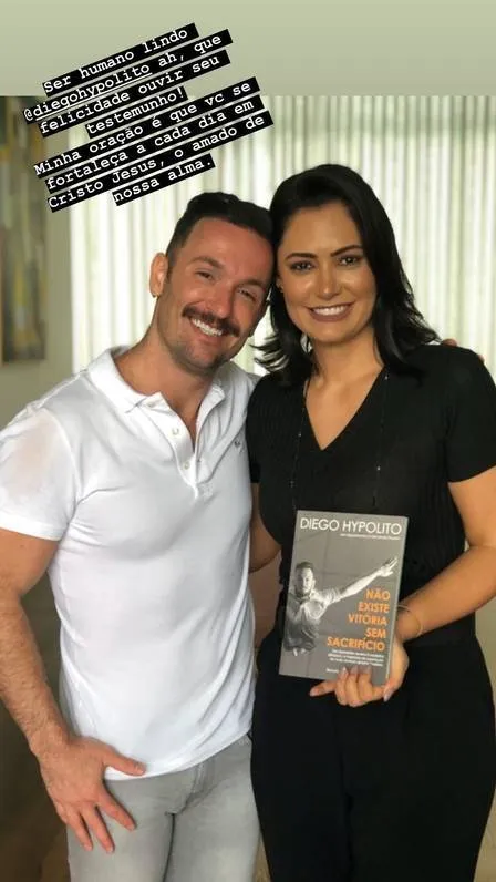 Diego Hypólito é 'cancelado' após foto com Bolsonaro e rebate: 'Sou de Deus'