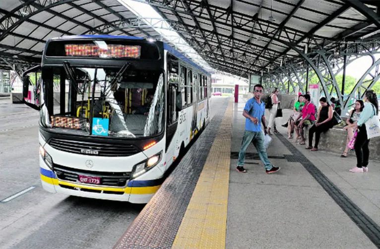 Uma das estações do BRT atualmente 