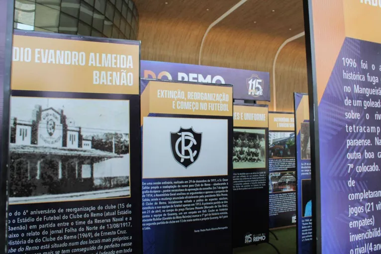 115 anos do Clube do Remo ganha exposição