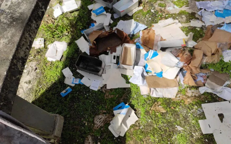 Produtos de roubo são encontrados em obra pública abandonada de Bragança