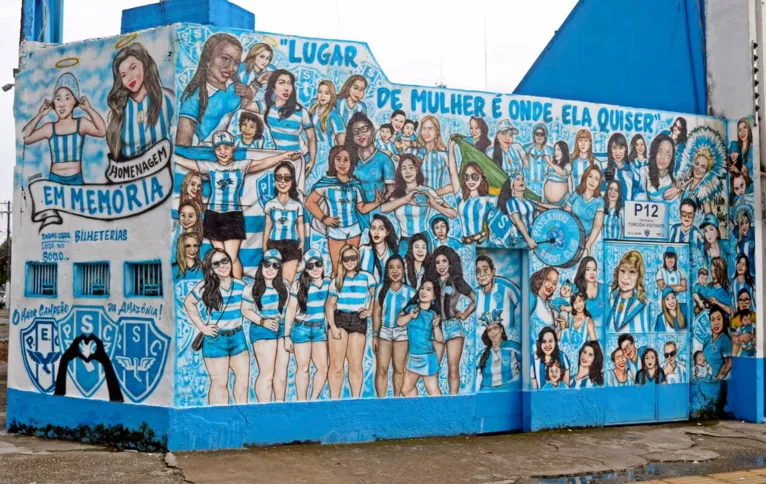 Paysandu homenageia mulheres com samba e ganha a internet