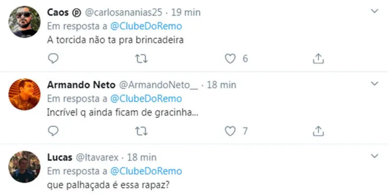 Remo faz piada sobre demora para contratar treinador e torcedores não perdoam