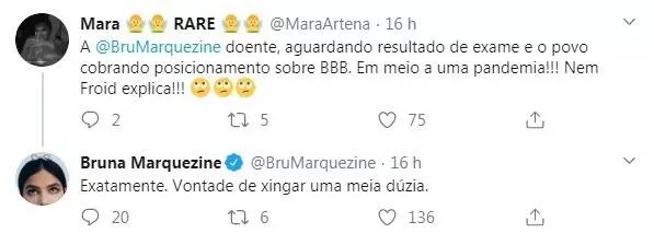 Marquezine critica fãs por cobranças de posicionamento sobre BBB 20