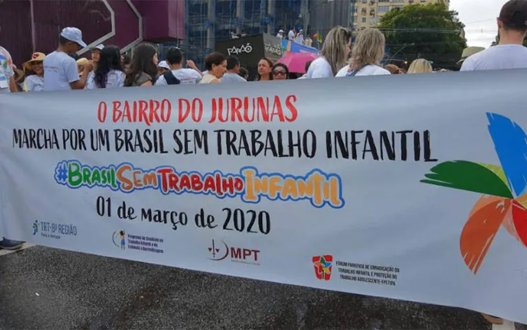 II Marcha Contra o Trabalho Infantil reúne milhares de pessoas em Belém