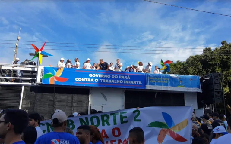 II Marcha Contra o Trabalho Infantil reúne milhares de pessoas em Belém