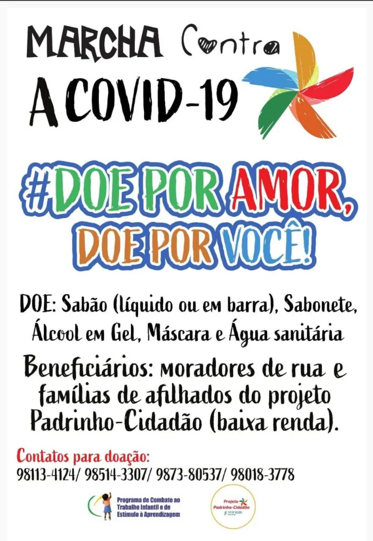 Coronavírus: campanha arrecada kits de prevenção a moradores de rua em Belém