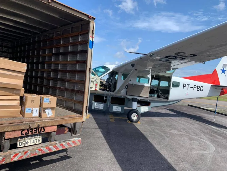 Novos kits com respiradores e bombas de infusões são encaminhados ao interior do Pará