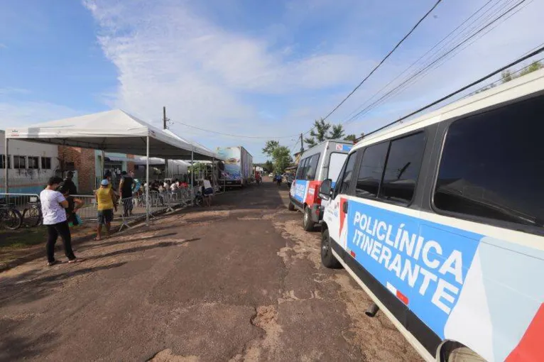 Governo do Pará leva Policlínica Itinerante para atendimento em Bragança