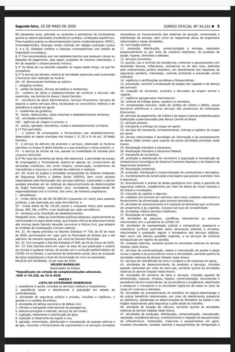 Medida suspende viagens interestadual e intermunicipal no Pará