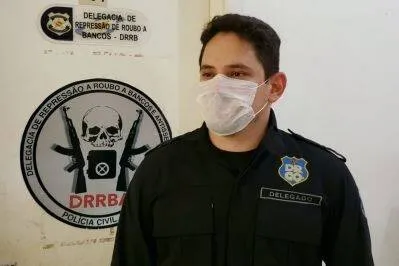 Delegado Fausto Bulcão, coordenador da operação.