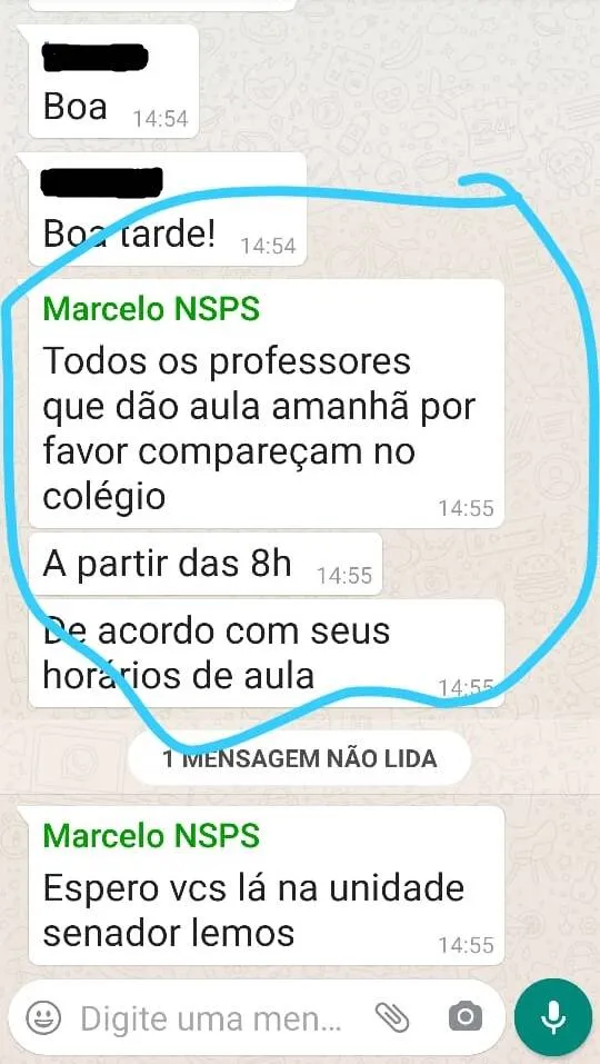 Escola particular de Belém quebra isolamento e obriga professores a comparecerem ao local