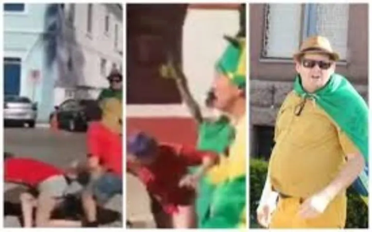 Vídeo: bolsonarista agride mulher com soco porque ela estava usando vermelho