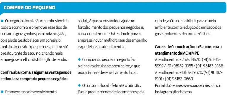 Campanha estimula compras em micro e pequenas empresas