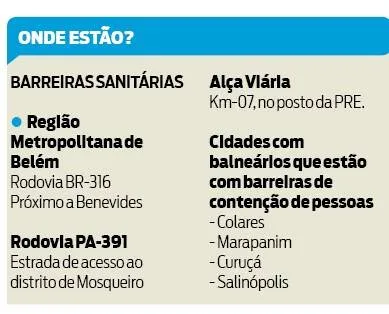 Órgãos de segurança começam a fiscalizar saída da capital