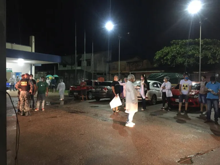 Profissionais da UPA de Marituba protestam e cobram condições de trabalho