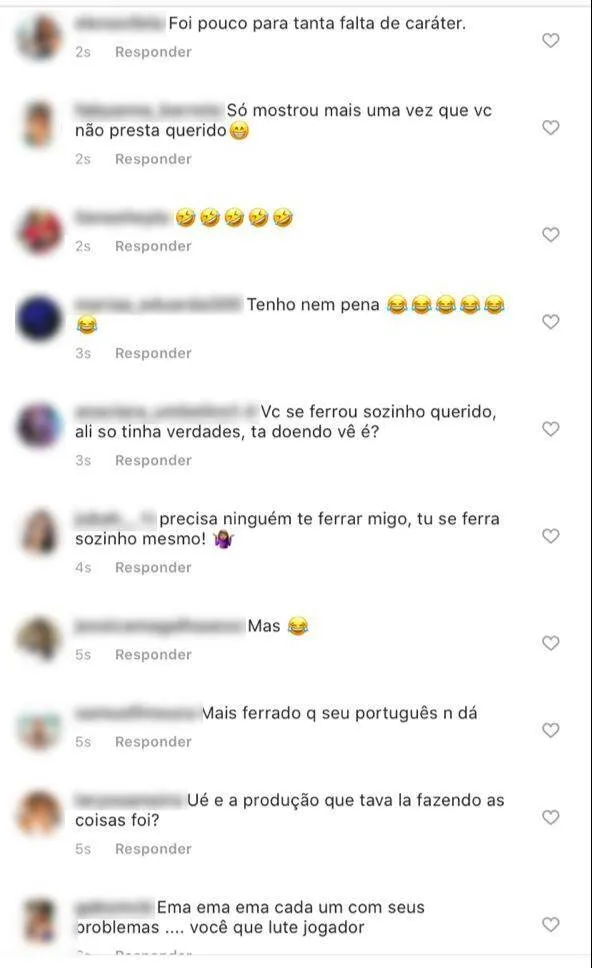 Após retrospectiva do BBB, Hadson desabafa: "obrigado produção por me ferrar mais ainda”