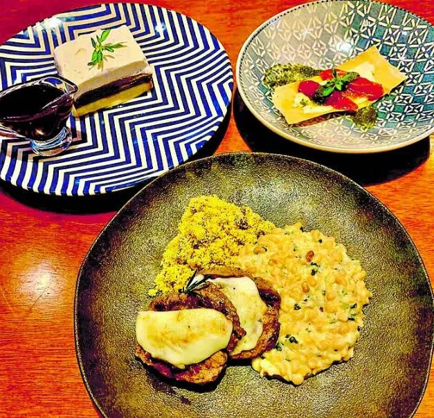 O cardápio da Sweet By Bebel Lima tem cascalho de pão com queijo do Marajó e tomate seco, Escalope de filé com queijo e risoto de feijão e doce especial de sobremesa 