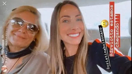 Luana Dellevedove e Cristina Bolsonaro