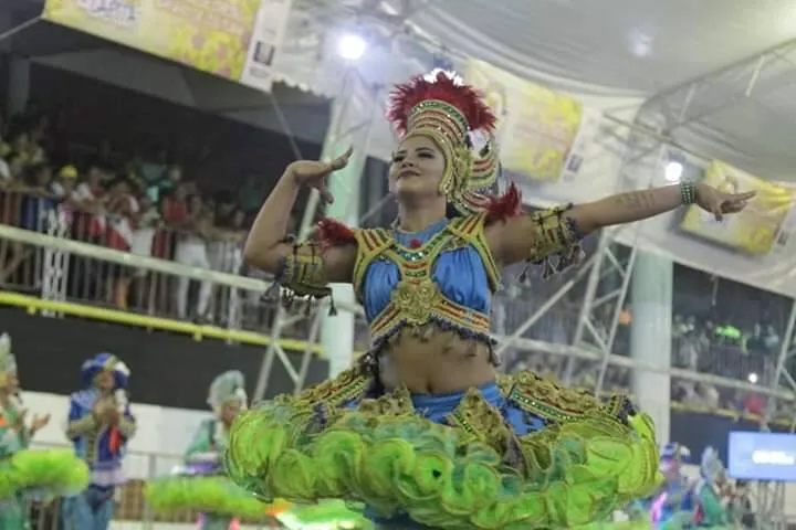 Brincante em apresentação no Centur, São João 2019