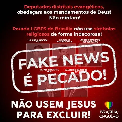 LGBTs fazem protesto contra proposta de frente evangélica que quer parada do orgulho fora de calendário oficial