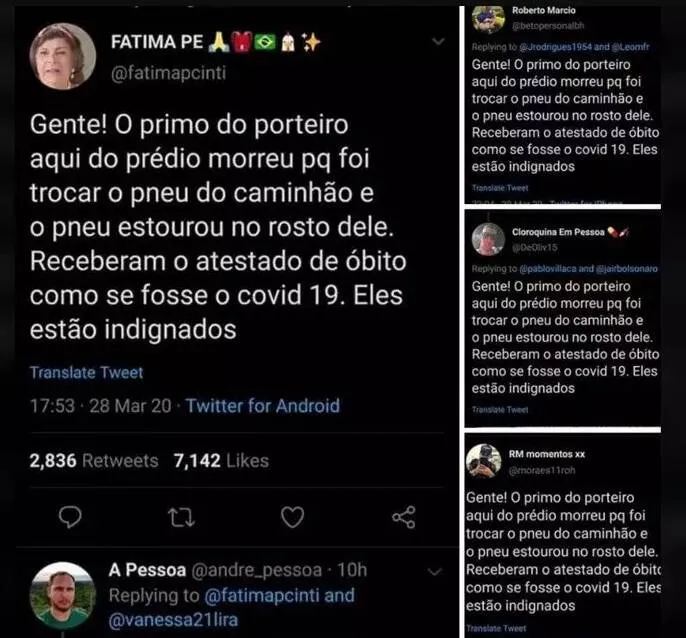 Corrente falsa de 'morte de primo do porteiro' mostra como atuam robôs nas redes sociais
