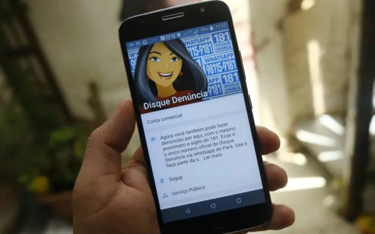 Novo Disque Denúncia do Pará recebe quase mil registros pelo WhatsApp 