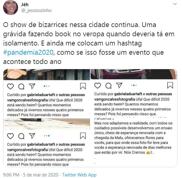 Ensaio de grávida no Ver-o-Peso viraliza e gera polêmica nas redes sociais