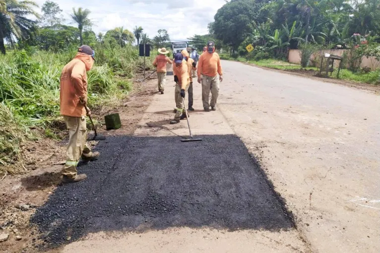 Setran intensifica frentes de trabalho em três rodovias do Pará