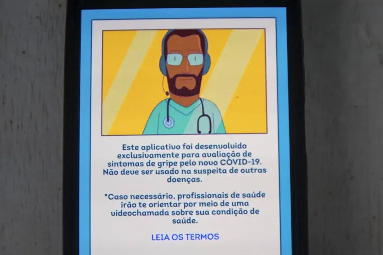Pessoas com suspeita de covid-19 poderão tirar dúvidas através de plataforma digital