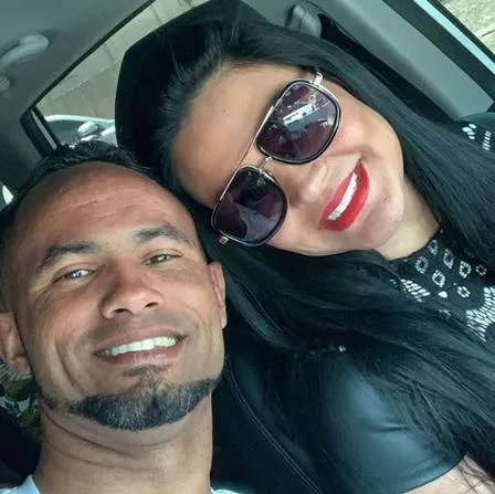Bruno Fernandes com a mulher, Ingrid Calheiros 