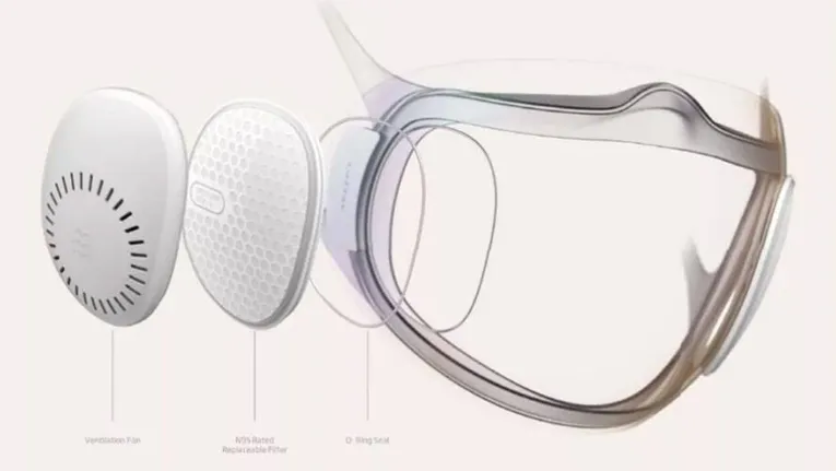 Xiaomi promete máscara que se desinfeta sozinha e não atrapalha reconhecimento facial
