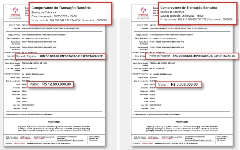 Depósitos mostram devolução do dinheiro dos respiradores com defeito ao Governo do Pará